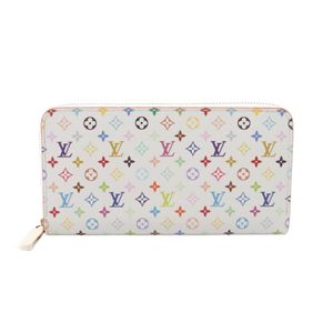 【二手】 LOUIS VUITTON 圆形长款钱包 LV × TM Zippy Wallet 村上隆 M13922 白色 帆布 LV×TM Zippy Wallet 女士 未使用