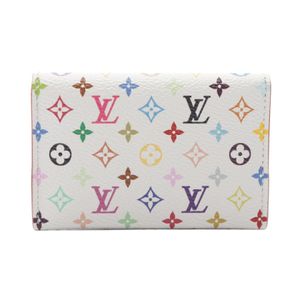 【中古】 ルイ・ヴィトン LOUIS VUITTON カードケース LV × TM ポルト カルト スリム 村上隆 M27495 ブロン キャンバス LV×TM ポルト カルト・スリム レディース 未使用