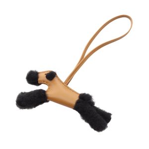 【中古】 エルメス HERMES チャーム バディチャーム クラフト クラフト/ブラック ムートン バディ チャーム クラフト/ブラック レディース 未使用