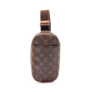 【中古】 ルイ・ヴィトン LOUIS VUITTON ウエストバッグ ボディバッグ ポシェットガンジュ M51870 PVCコーティングキャンバス レザー ポシェット・ガンジュ ユニセックス