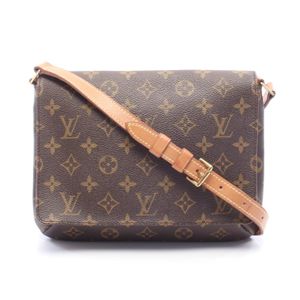 【中古】 ルイ・ヴィトン LOUIS VUITTON ショルダーバッグ ミュゼットタンゴ ショートストラップ M51257 PVCコーティングキャンバス レザー ミュゼット・タンゴ ショート