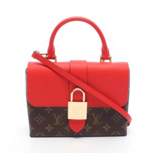 【中古】 ルイ・ヴィトン LOUIS VUITTON ハンドバッグ ロッキーBB 2WAY M44322 コクリコ PVCコーティングキャンバス レザー ロッキーBB レディース Used A