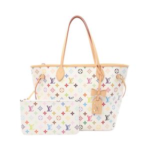 【中古】 ルイ・ヴィトン LOUIS VUITTON トートバッグ LV × TM ネヴァーフルMM M27787 ブロン PVCコーティングキャンバス レザー LV×MT ネヴァーフルMM レディース 未使用