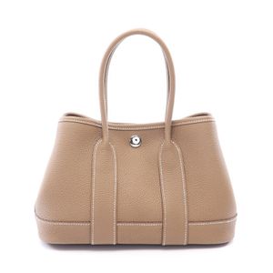【中古】 エルメス HERMES ハンドバッグ ネオガーデン23 エトゥープ レザー ネオ・ガーデン23 エトゥープ レディース 未使用