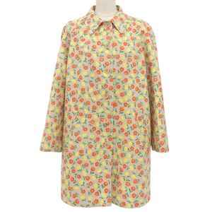 成色極佳 ▲PRADA Prada P669F S171 1M5E 純羊毛安哥拉花紋顏色大衣 多色 42碼 義大利製 正品 女款