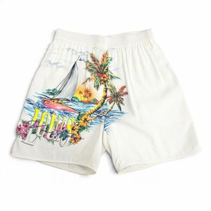 未使用品△LOUIS VUITTON 24AW 热带印花短裤 白色 多色 34 意大利制 正品 女士