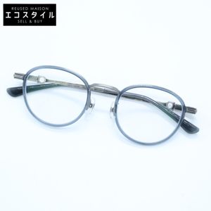 フォーナインズ x FERRAGAMO フェラガモ 【美品】SF9009N 437 TITANIUM ガンチーニ ボストンシェイプ アイウェア 49□22 146【中古】