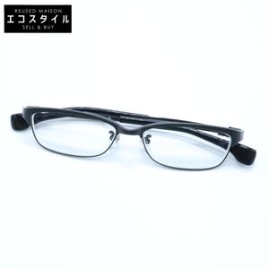 フォーナインズ S-120T 10 TITANIUM 度入りレンズ スクエアシェイプ アイウェア 55□15 146【中古】
