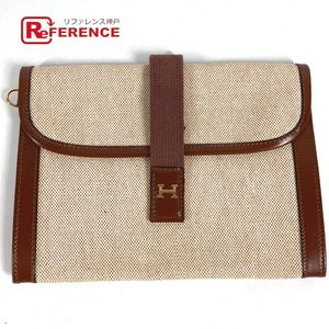 HERMES ヴィンテージ Hロゴ クラッチバッグ