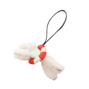[Used] Hermes HERMES Charm Buddy Charm A la Mer Vert Peppermint Chocolat Vert Peppermint/Chocolat Mouton Buddy Charm A la Mer Vert Peppermint/Chocolat