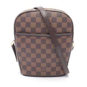 【二手】 LOUIS VUITTON 单肩包/斜挎包 Ipanema PM Damier Ebene N51294 PVC涂层帆布 皮革 Ipanema PM 女士 Used B