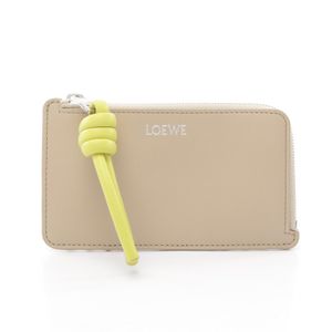 【二手】 LOEWE零錢包 結扣零錢包 卡包 CEM1Z40X020180 真皮卡包 女士 全新