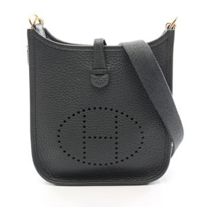 [Used] Hermes HERMES Shoulder Bag Evelyne Amazon TPM Vert Mangrove Vert Mangrove Leather Evelyne Amazon TPM Vert Mangrove