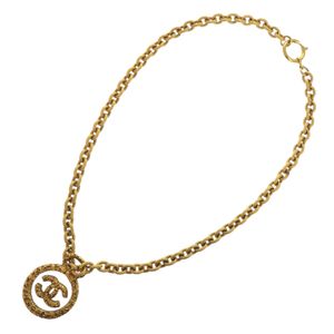 香奈兒 (Chanel) Coco Mark 復古項鍊，熔岩金材質，成色極佳，刻有 93A 字樣，編號 1525 [二手] 香奈兒