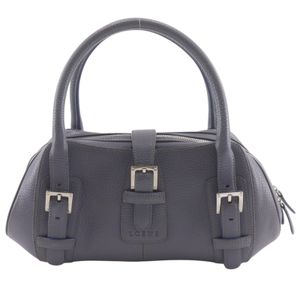 LOEWE Sender 手提包，小牛皮，藍灰色，單肩包/托特包，雙拉鍊，女士 [二手]