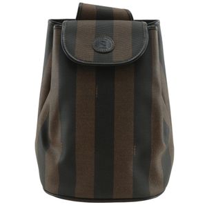 Fendi FENDI斜背包/肩背包，PVC材質，棕色，肩帶，磁扣，Pekan，男女通用 [二手]