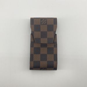 【中古】 LOUIS VUITTON（ルイ・ヴィトン） エテュイ エベヌ ダミエキャンバス N63024 シガレットケース ブラウン