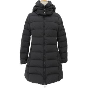 Excellent condition TATRAS LTA20AA4694 logo patch down jacket/coat, black, size 1, made in Poland, authentic, women's, with hanger.