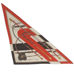 Unused ▲HERMES 2025 model 361662S Triangle Clic Clac Cashmere Silk Scarf Multi-color Made in France Women's with Box