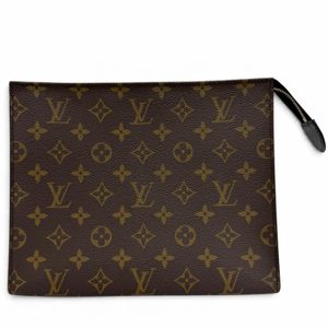 精美 LOUIS VUITTON 路易威登 M46037 Pouch Toilette NM 老花皮革手拿包/晚宴包 棕色 意大利制 女士 定价170,500日元