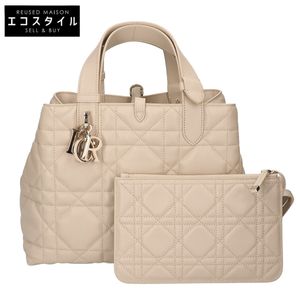 Christian Dior, like new, M2821 Dior Toujours Macro Cannage calfskin medium [Pre-owned]