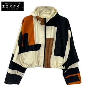 Fendi FAN159 AQBP F1NY8 米色 x 淺褐色雙面穿風衣外套 M 碼 [二手]