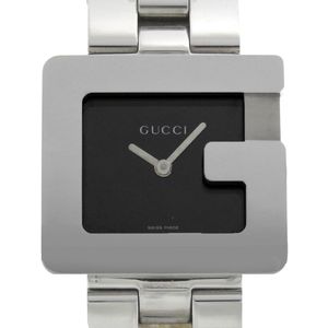 Gucci GUCCI Watch 3600J Stainless Steel Quartz Analog Display Black Dial Unisex [Used]