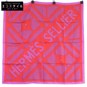 エルメス 【美品】HERMES SELLIER ガヴロッシュ セリエ シルク カレ90 【中古】