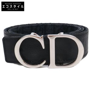 ディオール 【美品】23-MA-0233 CDバックル トロッター オブリーク リバーシブル 85/34【中古】