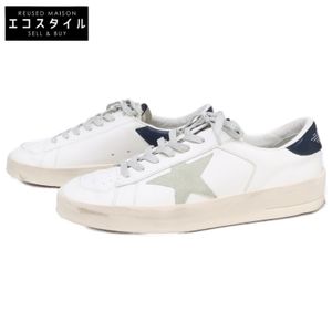 GOLDEN GOOSE STARDAN 스타 레더/스웨이드 스니커즈 42【중고】