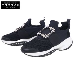 Roger Vivier RVW50624180KOTB999 VIV' RUN 패브릭 스니커즈 38 [중고]