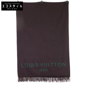 ルイヴィトン 【美品/国内正規】ロゴ カシミヤ フリンジ 【中古】