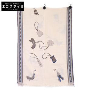 エルメス 【美品】H693944T 15 Et Gris Gris エ・グリ・グリ カシミヤ/シルク レクタングル 【中古】