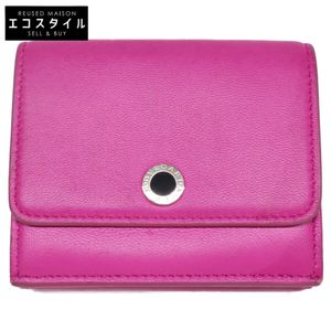 BVLGARI x AMBUSH 레더 삼단 지갑 【중고】